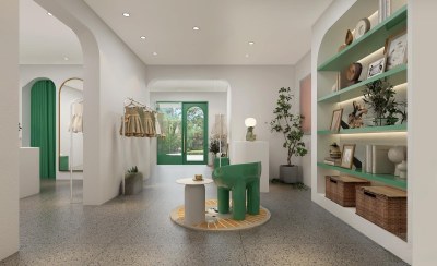 北欧儿童服装店3D模型下载